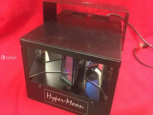 Discolichteffekt: Abstract Hyper-Moon