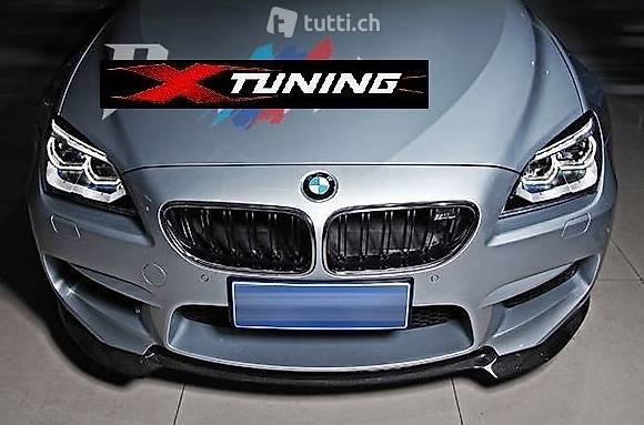  frontlippe carbon v-type bmw m6 f12 f13 f06 splitter