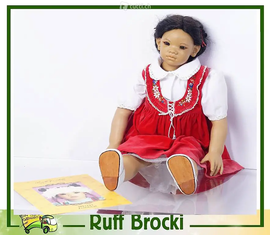  Annette Himstedt Puppe 1991/92 mit Zertifikat und Kleidern