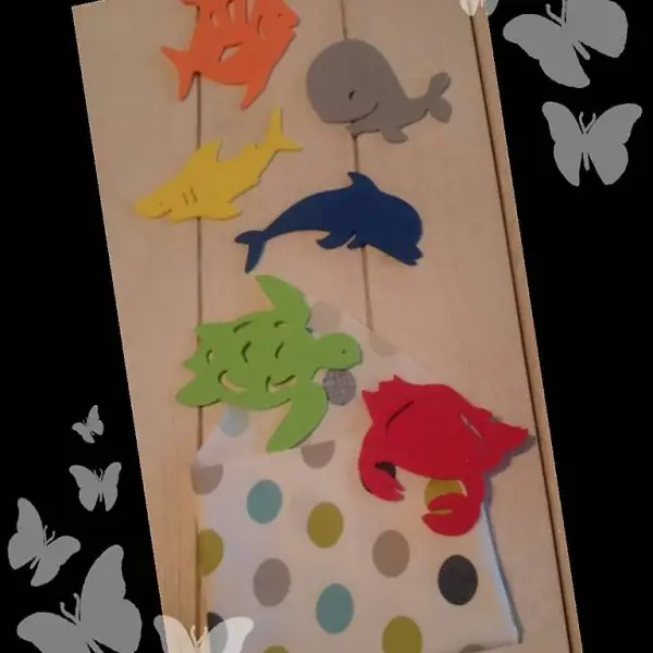 Moosgummitierli für die Badewanne