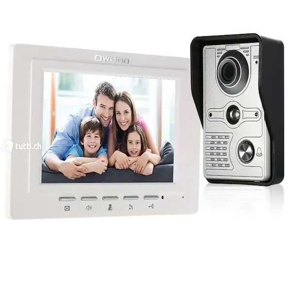  Video-Türsprechanlage mit IR-Cut regensicherer Aussenkamera