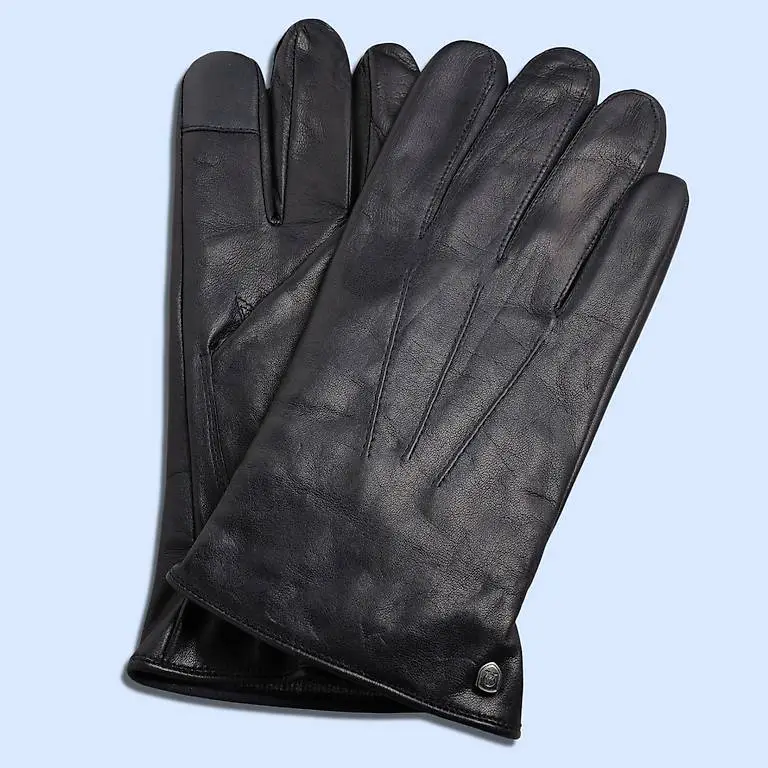 Herren Lederhandschuhe mit Kaschmirfutter