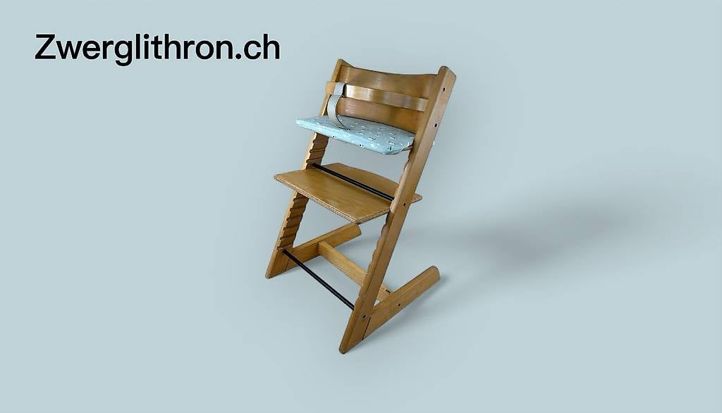 Stokke® Tripp Trapp inkl. Kissen & Holzbügel / Buche