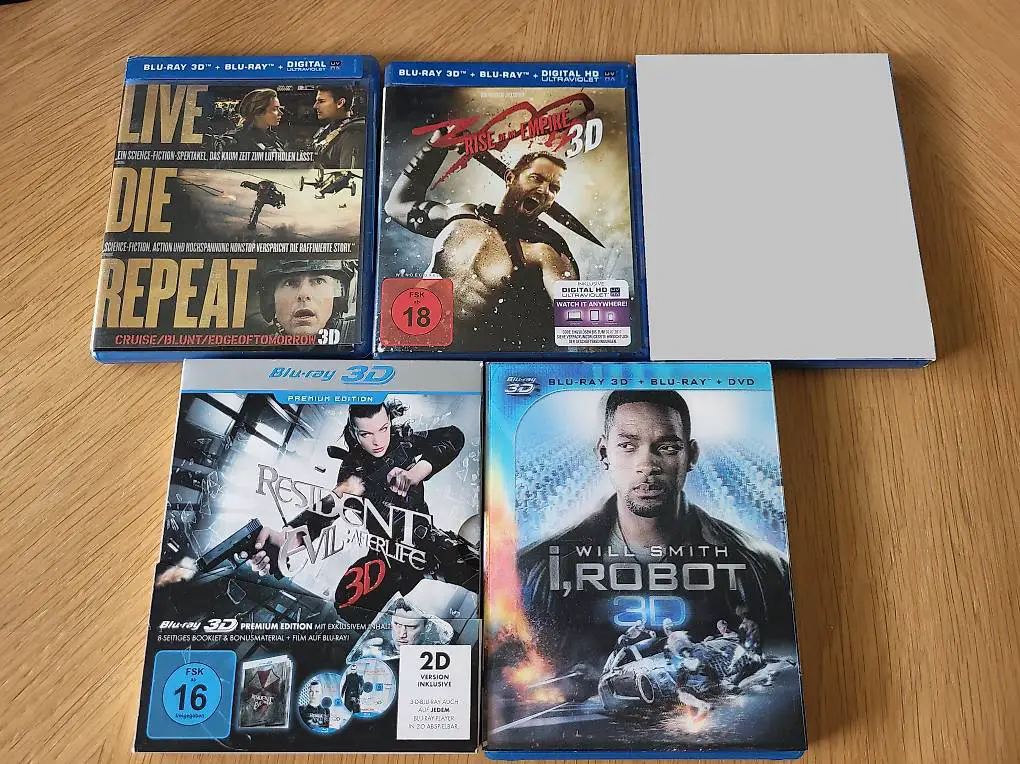 Sammlungsauflösung - Bluray 3D