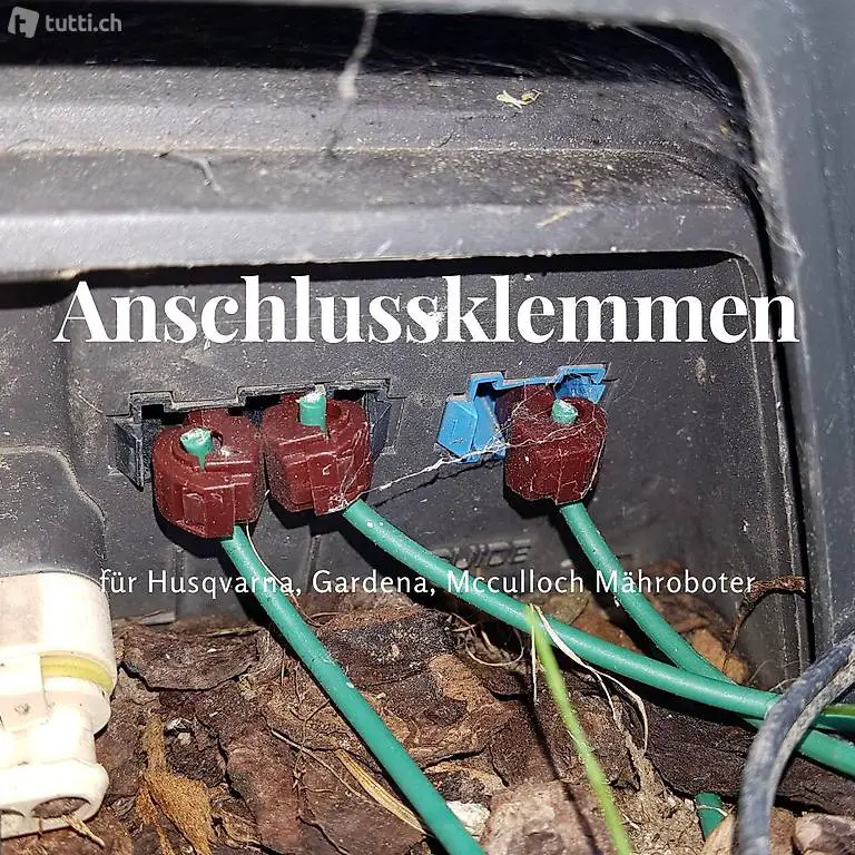 Anschlussklemmen wie Gardena 4089 3er Set für Mähroboter