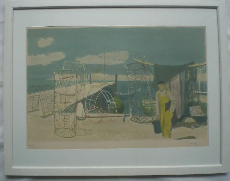 Adrien Holy: sign./num. Litho, Genfer Kunstmaler