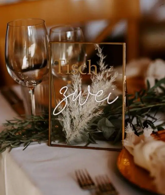 Tischdeko, Hochzeitsdeko