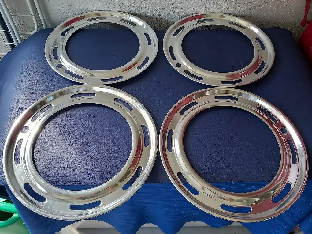 vw käfer zierringe 5 Loch Felgen neue.