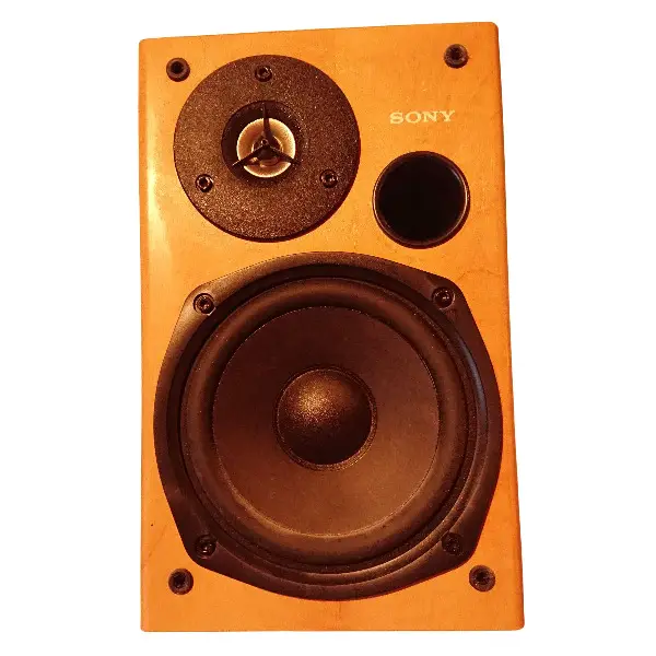 SONY Holzlautsprecher Box Sound Passiv Speaker Musik Ton
