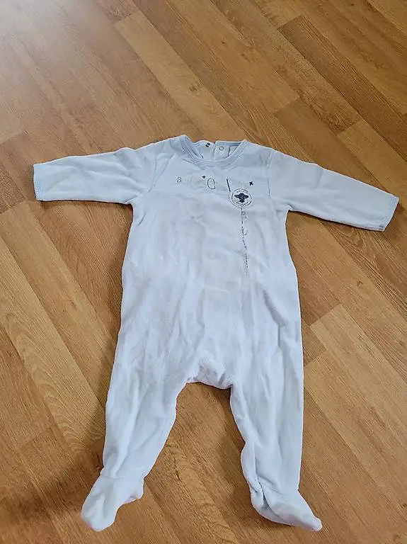 Hellblau Overall, Gr. 62/68