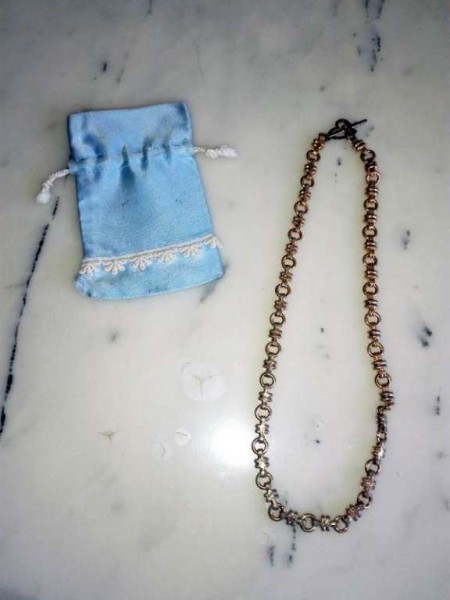  Collier/chaîne or americain doré