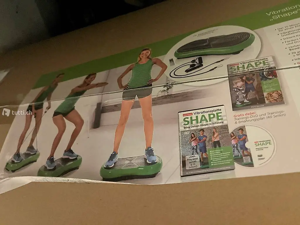 Vibrationsplatte Shape neu in original Verpackung