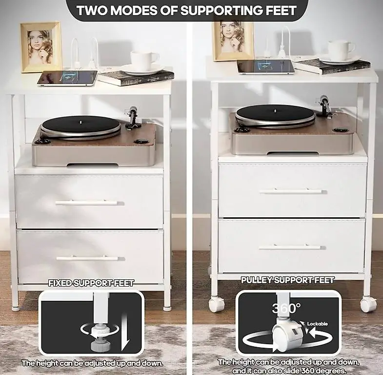 Nachtisch mit Ladestation