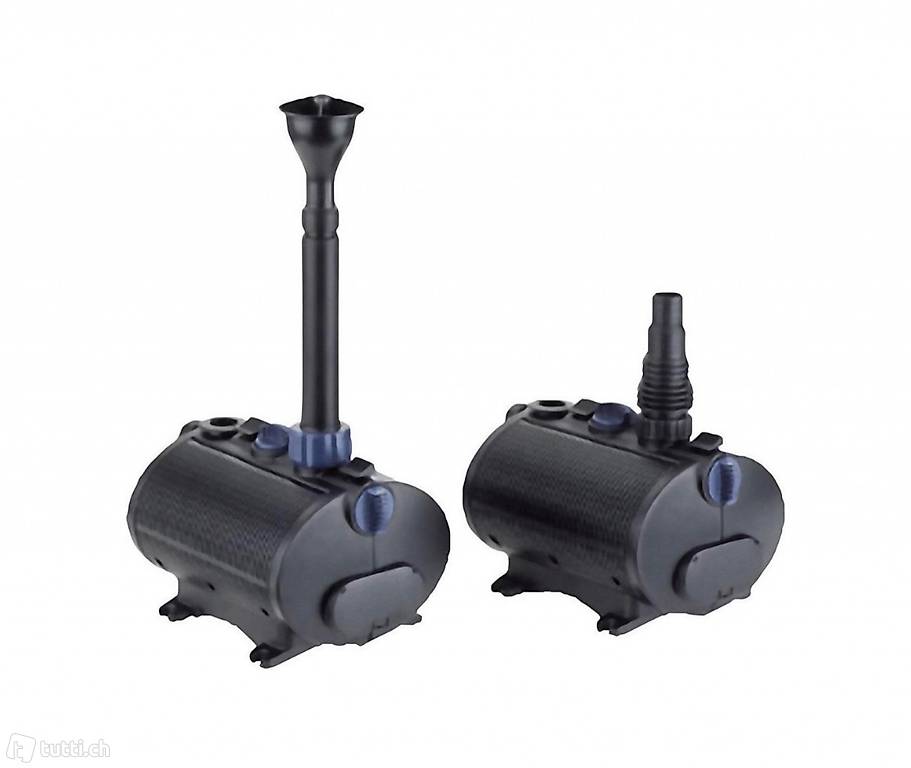 Oase Wasserpumpe mit Aufsätzen