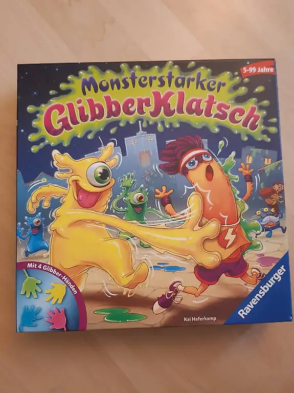 Gesellschaftsspiel Glibber Klatsch wie neu