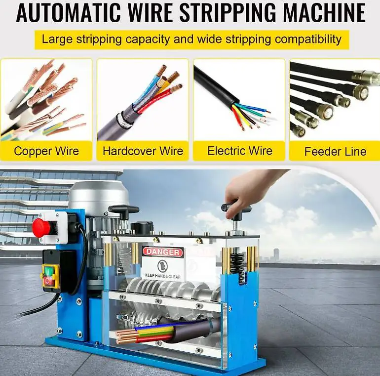 Automatische Abisoliermaschine / Abschäler für Elektrokabel