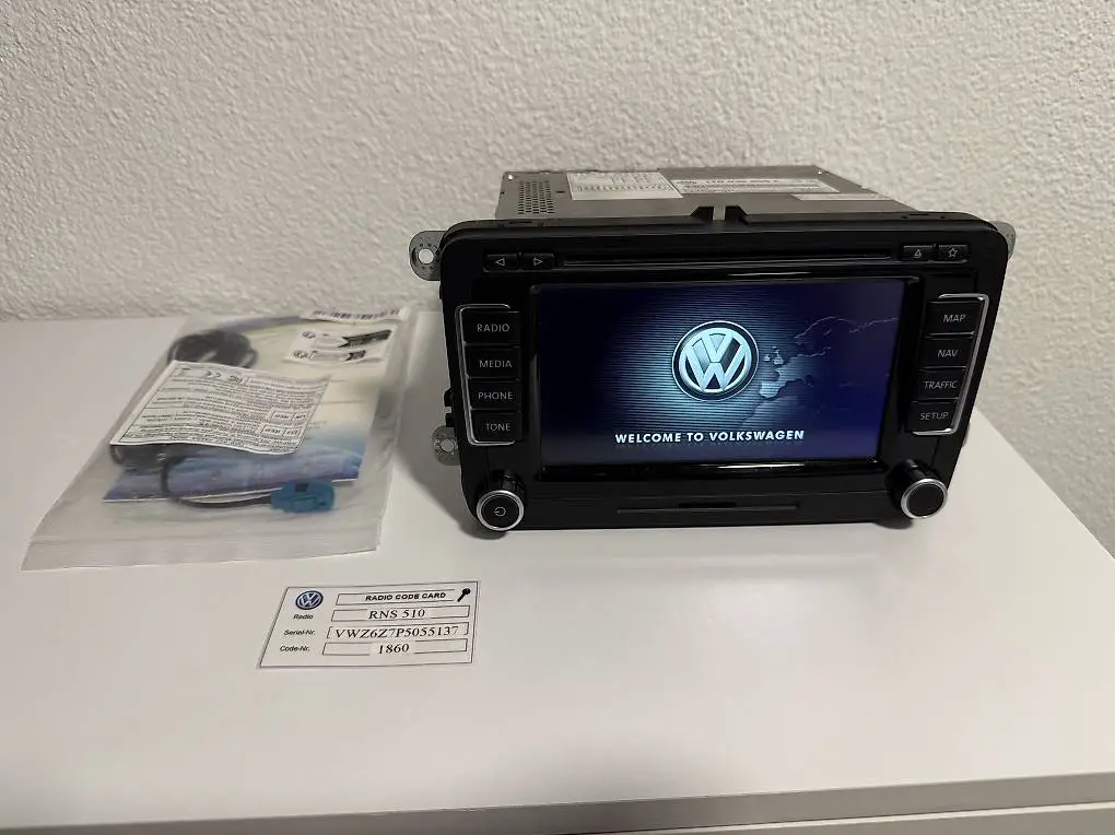 VW Radio RNS 510 mit DAB+ inkl Antenne