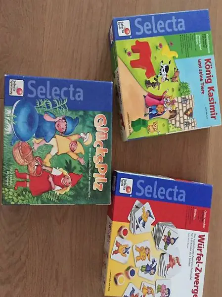 Selche Spiele Würfel- Zwerge, Glückspilz, König Kasimir