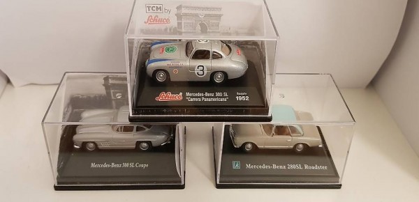 Mercedes 300 SL Coupe / 280 SL Roadster Schuco / TCM 1:72