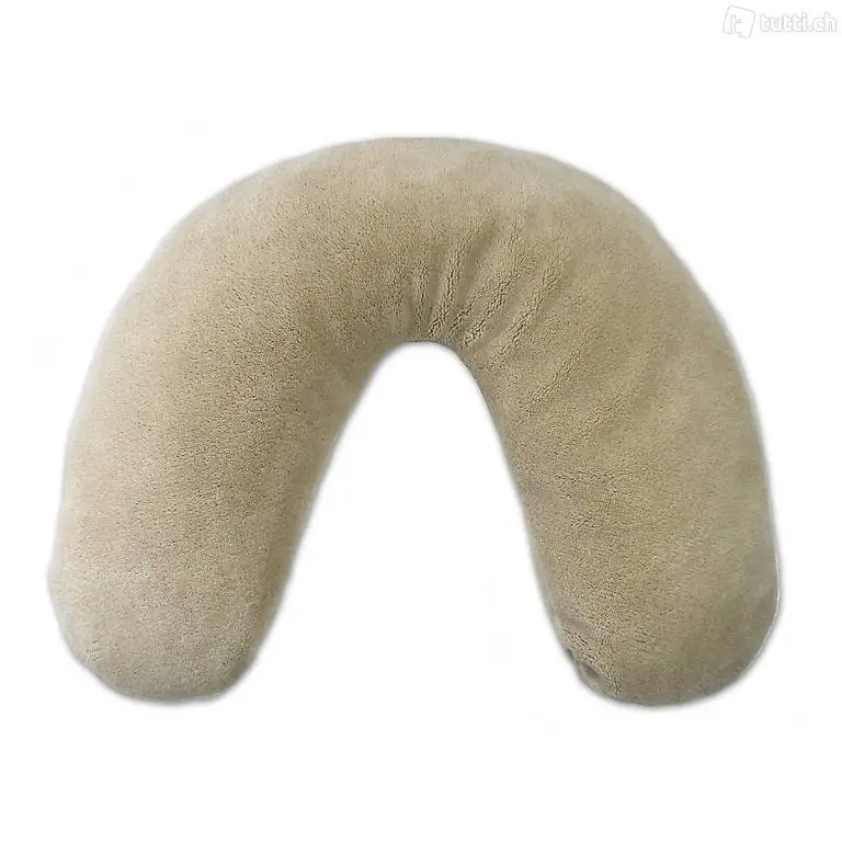 Theraline Plüschnackenkissen Dessin 97 "Uni Sand" 100 x 21