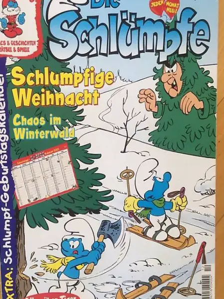 2x Schlümpfe Zeitschriften