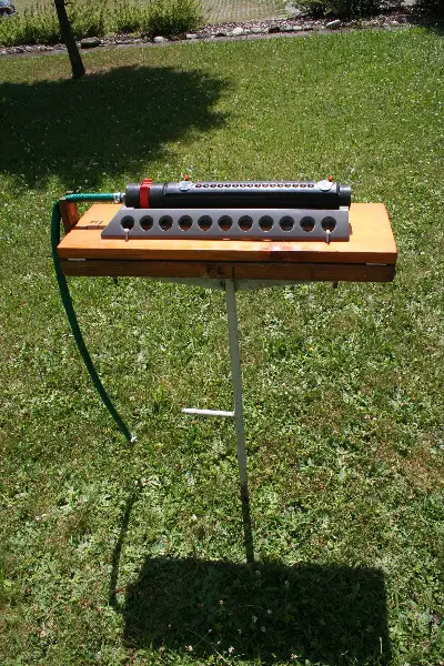 Garten Sprinkler mit Hochsitz