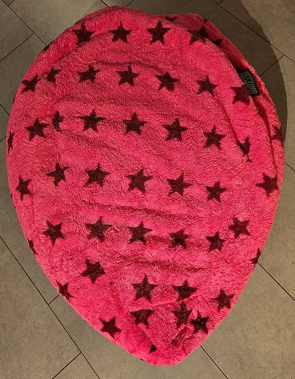 Sitzsack BeanBag "Fluffy Stars XL" pink, für Kids