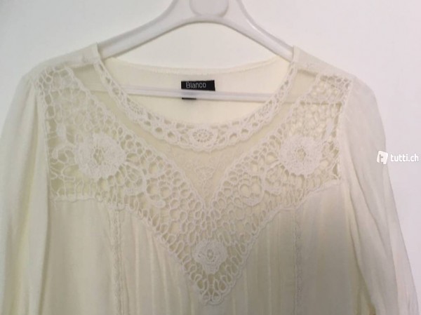 Wunderschöne Bluse mit Spitze / Gr. M