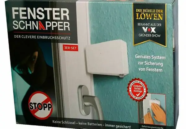  neuer Fenster-Schnapper | Bekannt aus "Die Höhle der Löwen"