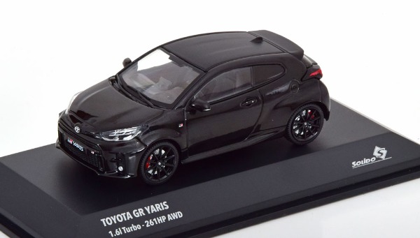 NEU: Toyota Yaris GR 1.6 Turbo seit 2020 schwarz 1:43 von Solido