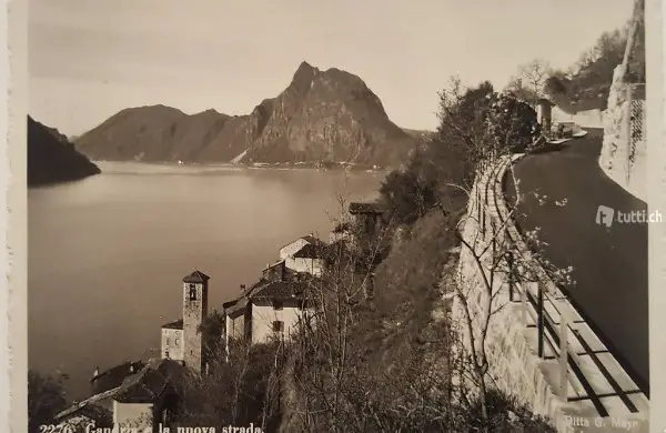 Gandria e la nuova strada 1936