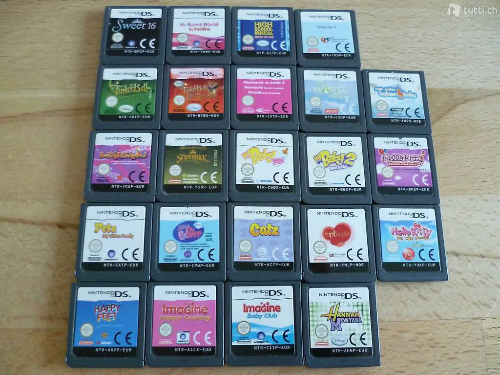 Diverse Nintendo DS-Spiele für Mädchen