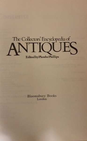Buch "The Collector"s Encyclopedia of Antiques"