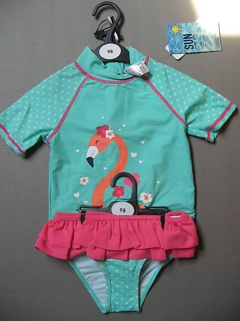 süsser UVP Badeschutzanzug Sonnenschutz NEU 98 Flamingo