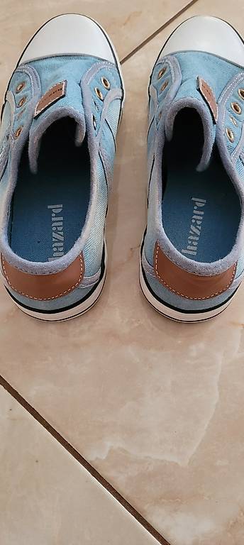 Turnschuhe Jeansstoff Gr. 35