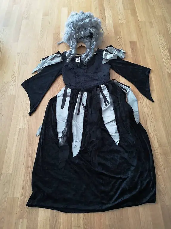 Fasnachtskleid - Barock (mit Perücke)