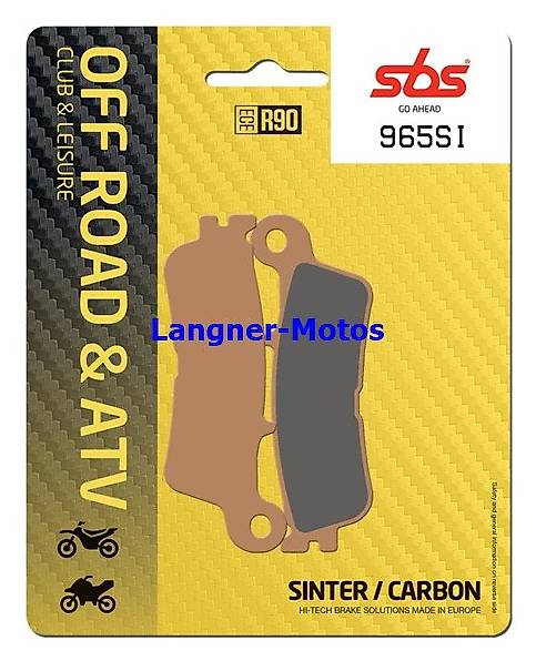 bremsbelag sbs 965 si yamaha wr f 450