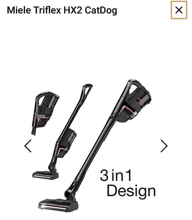 Miele Triflex HX2 CatDog