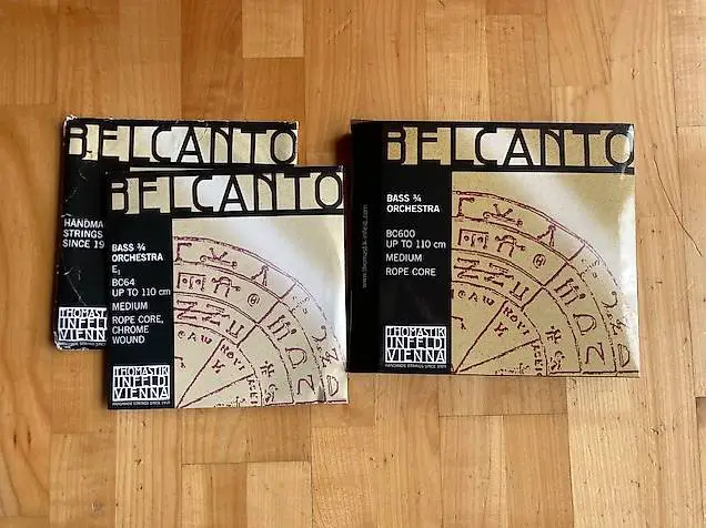 Thomastik Belcanto Kontrabass Saiten Satz + tiefes H