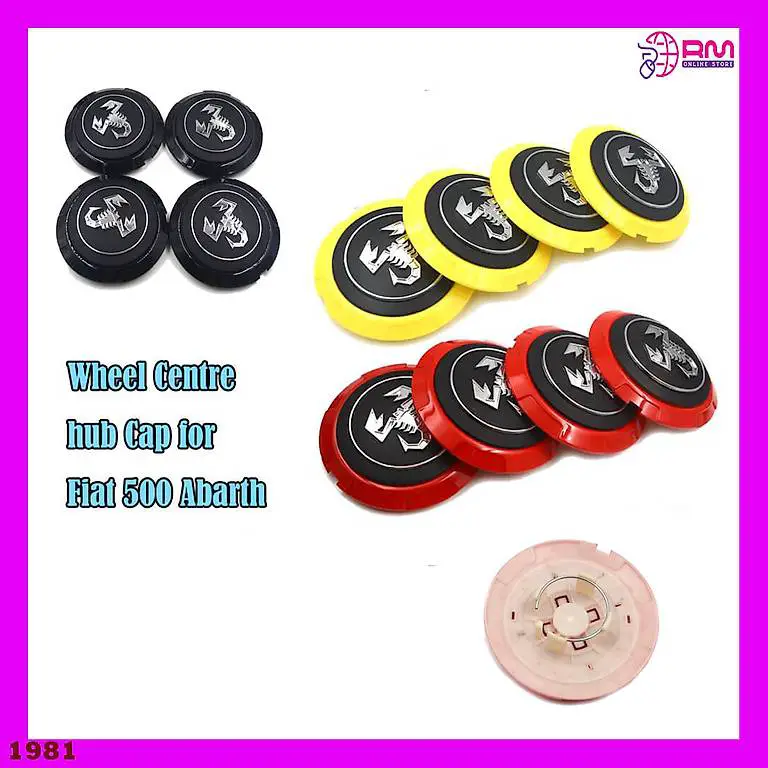 Fiat Abarth Wheel Center Radkappen