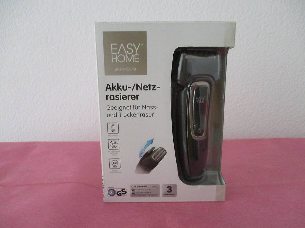 Akku- und Netzrasier EASYHOME - NEU - originalverpackt