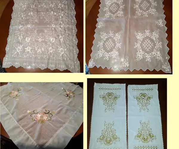 schöne alte Tischtücher / Tischläufer - Einzelverkauf