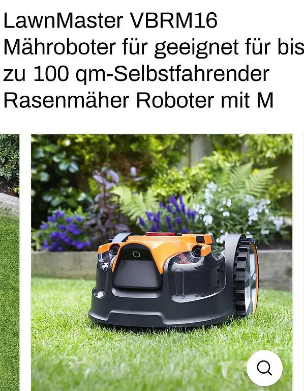 Rasenmäher Drahtlos mit Kamera