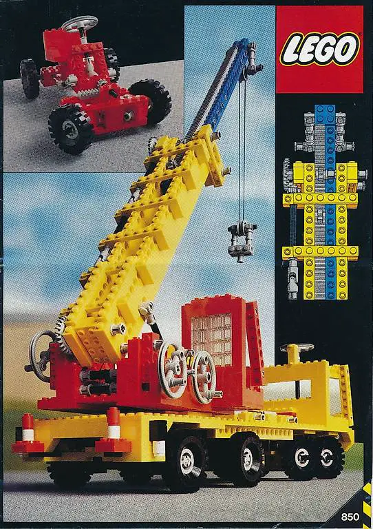 Lego Technik 850 und 851 - Bauanleitungen