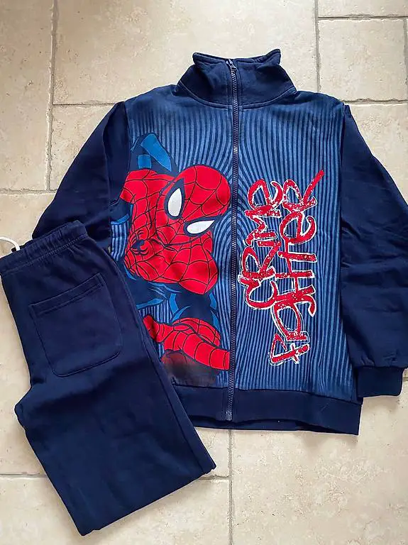 Training Bleu Spidermann 10 ans neuf