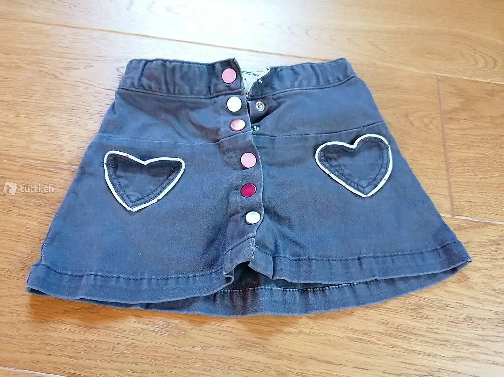 Jeansjupe grau Gr 98