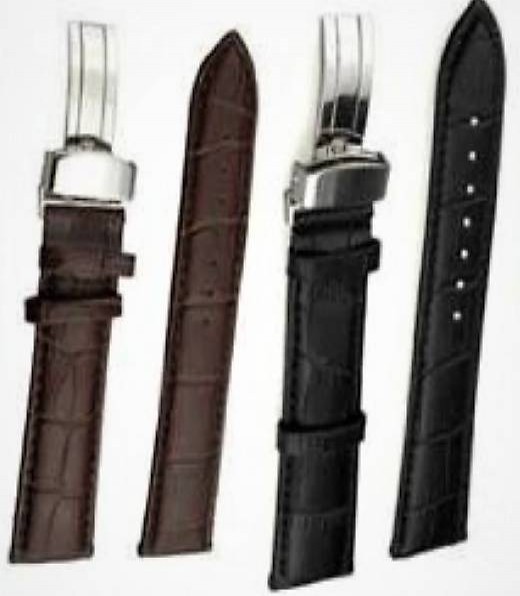 Uhrband Leder 19mm Faltschliesse Auswahl NEU