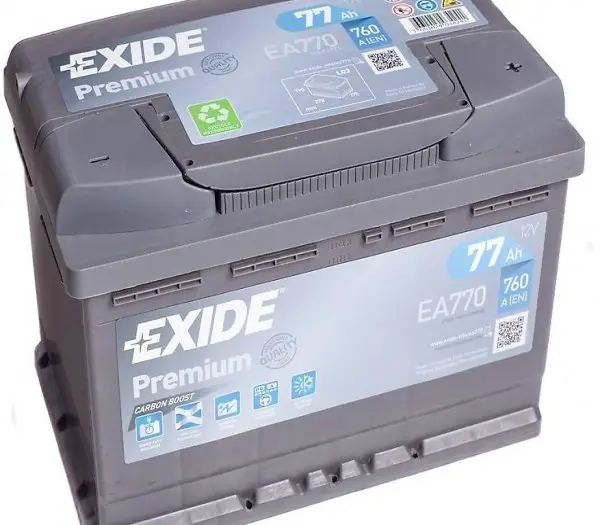 Batterie Exide Carbon Boost 12V 77Ah