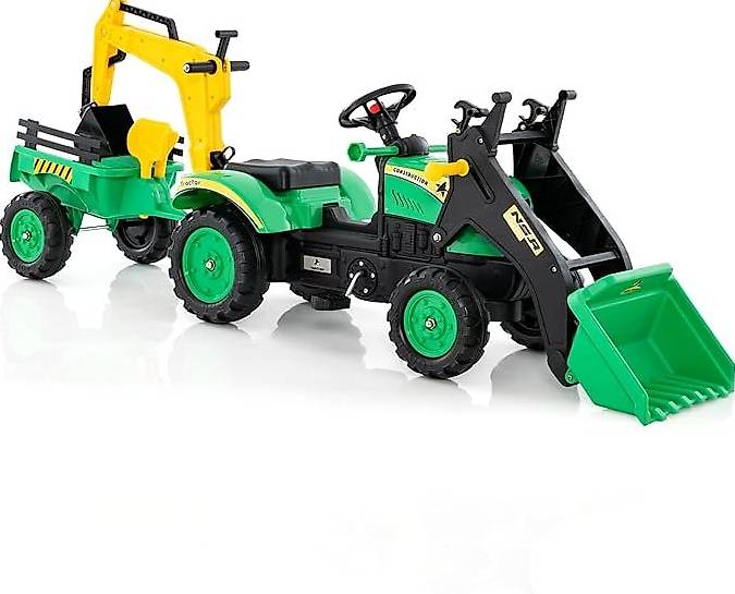 Kinder-Trettraktor 180x41x64 cm, 35 kg