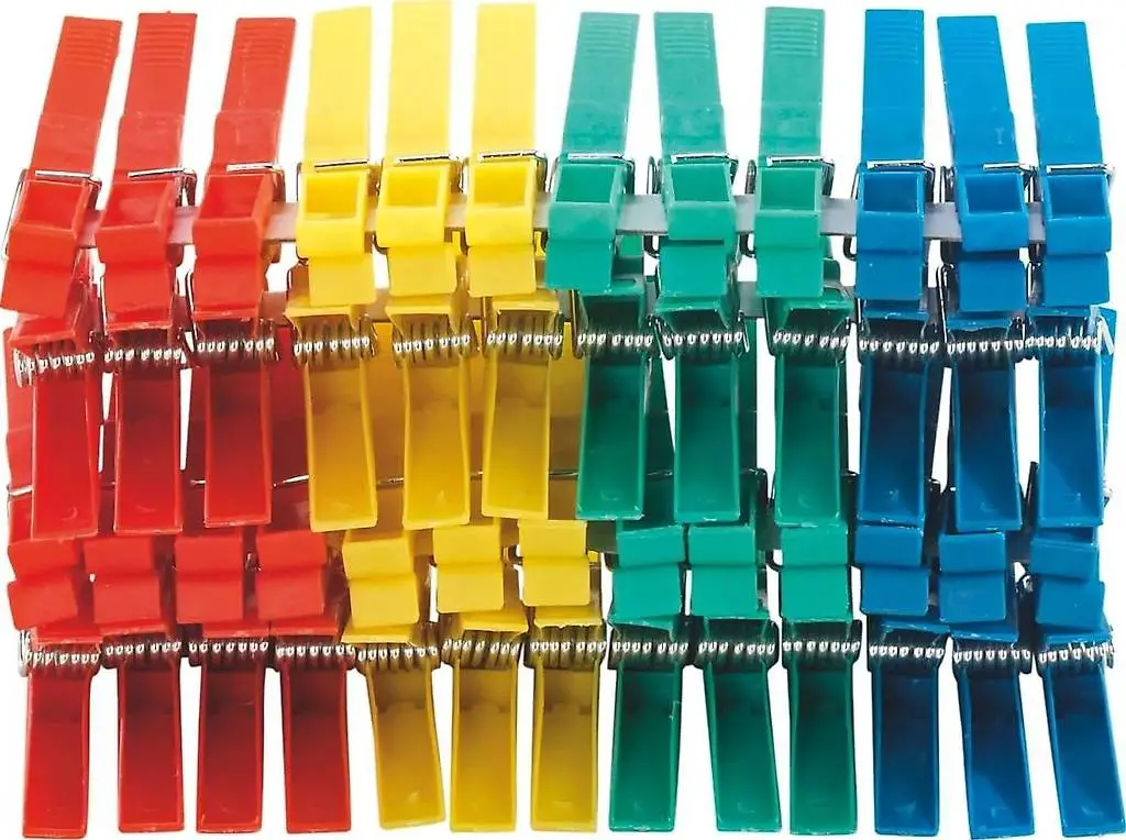 Stabile Wäscheklammern 8 cm 2x50 Stück